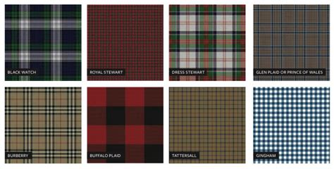 types of burberry plaid|burberry plaid pattern name.